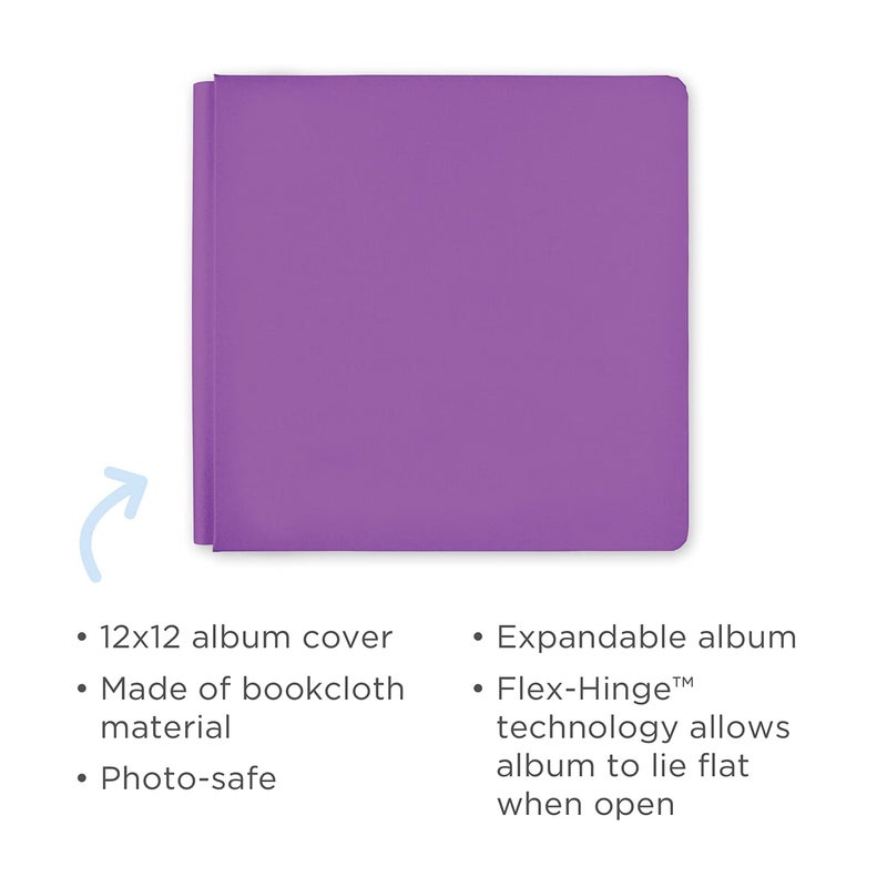 Creative Memories 12x12 Grape Purple Rainbow Rush Album Scrapbook Cover 12x12 True Size - Image 2